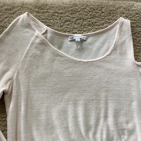 Young Fabulous & Broke Jacee Velour Top in Cream - Picture 3 of 10